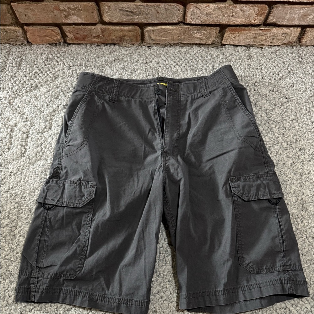 Lee Dark Gray Cargo Shorts for Men